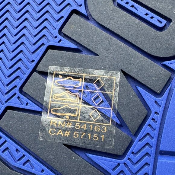 DKNY Navy Perforated Sneakers 10.5 M Rubber Sole Lace-Up Athletic Style Comfort - Picture 7 of 11